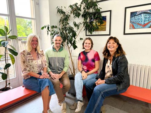 Das Beratungsteam: Sandra Miller, Vera Kießling, Benjamin Blomeier und Sabine Jurkowitsch